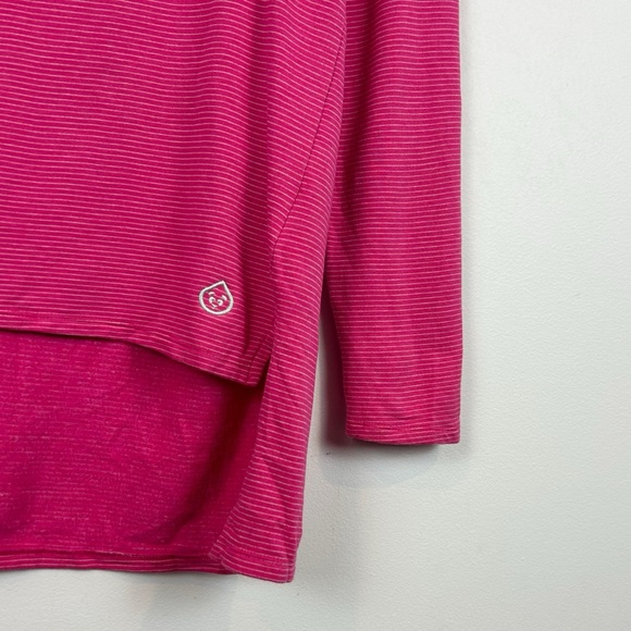 Tasc Bamboo Long Sleeve Top Size Medium Pink - Picture 2 of 5